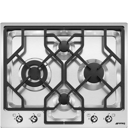 SMEG 60CM STAINLESS STEEL CLASSICA GAS HOB - PGF64SA