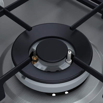 BOSCH 60CM STAINLESS STEEL GAS HOB SERIES 4 - PGH6B5B62Z