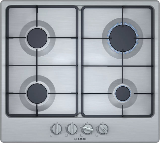 BOSCH 60CM GAS HOB SERIES 4 S/STEEL - PGP6B5B62Z