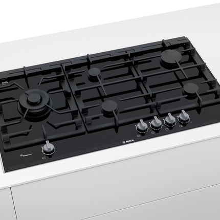 BOSCH 90CM GAS ON GLASS SERIES 8 HOB - PRS9A6D70