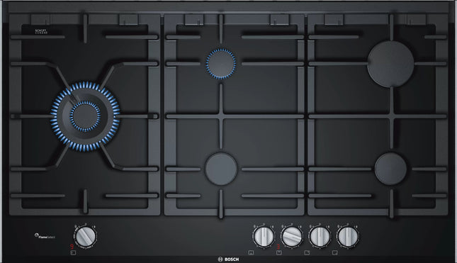 BOSCH 90CM GAS ON GLASS SERIES 8 HOB - PRS9A6D70