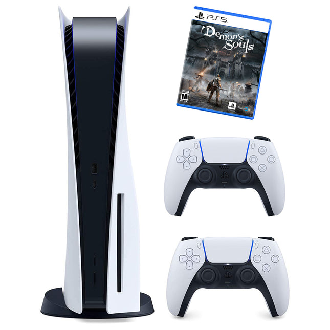 PLAYSTATION 5 1TB CONSOLE + DUALSENSE CONTROLLER + DEMON'S SOUL BUNDLE