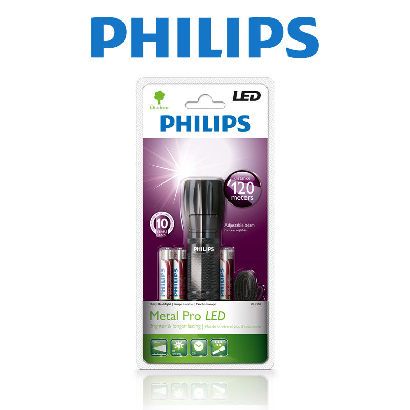 PHILIPS - METAL PRO LED TORCH