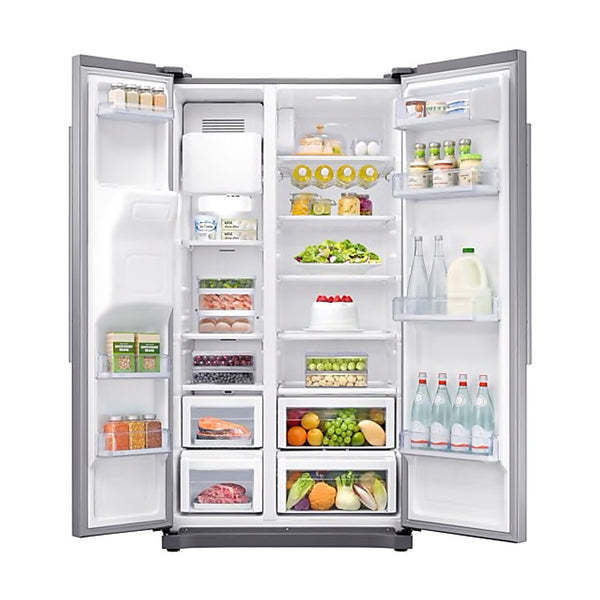 SAMSUNG 501L SIDE BY SIDE FRIDGE WITH AUTO WATER & ICE DISPENSER - RS50N3C13S8