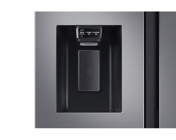 SAMSUNG 617L SIDE BY SIDE NON PLUMBED WATER & ICE RS64R5311M9