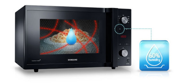 SAMSUNG - 45L CONVECTION MICROWAVE WITH SMART SENSOR