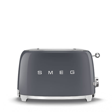 SMEG RETRO 2 SLICE TOASTER GREY TSF01GREU