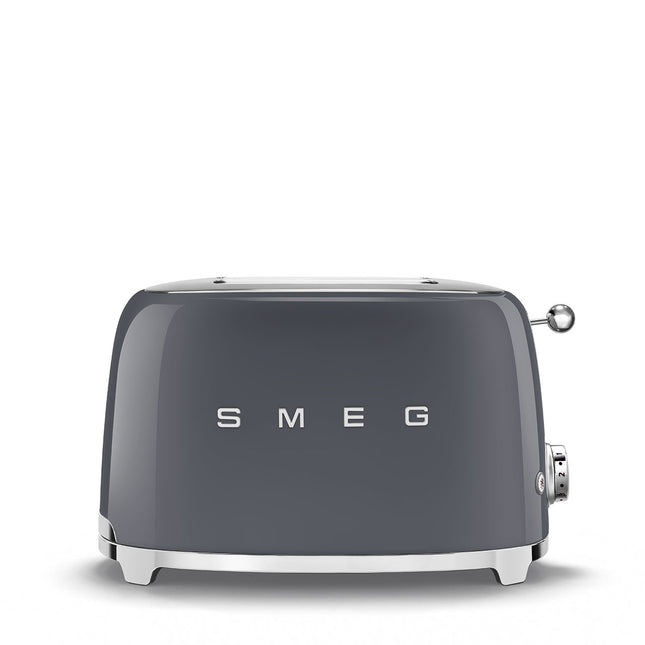 SMEG RETRO 2 SLICE TOASTER GREY TSF01GREU