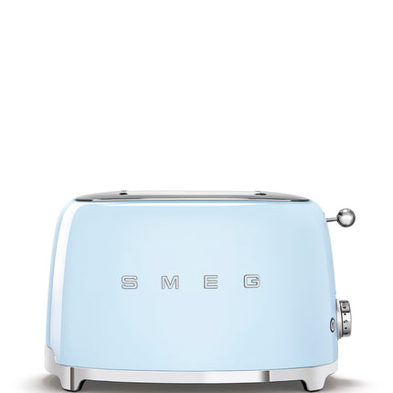 SMEG RETRO STYLE 2 SLICE TOASTER PASTEL BLUE TSF01PBSA