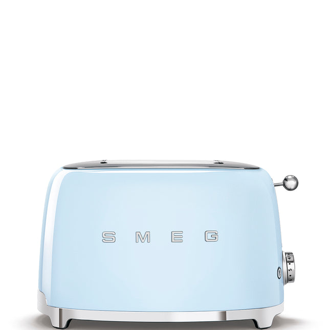 SMEG RETRO STYLE 2 SLICE TOASTER PASTEL BLUE TSF01PBSA