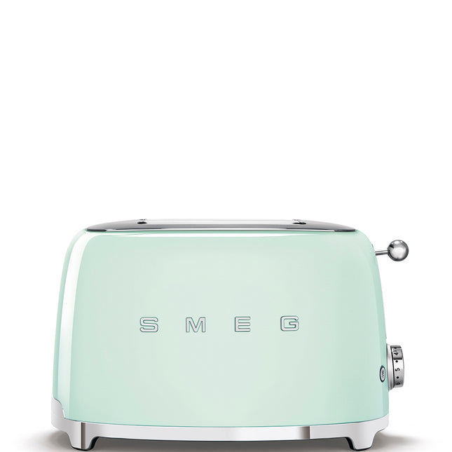 SMEG RETRO STYLE 2 SLICE TOASTER PASTEL GREEN TSF01PGSA
