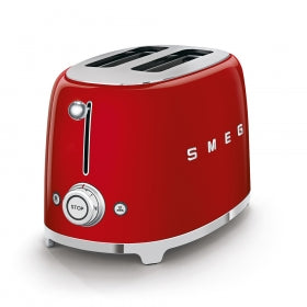 SMEG RETRO STYLE 2 SLICE TOASTER RED TSF01RDSA