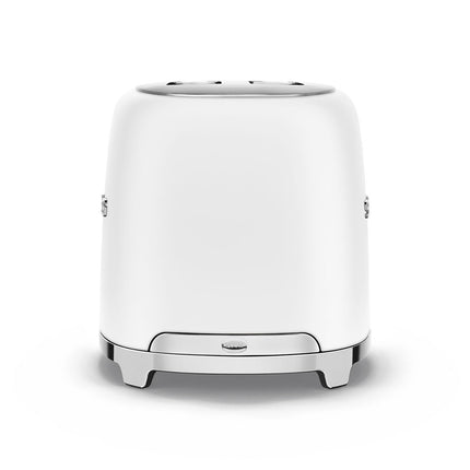 SMEG 2 SLICE MATT WHITE RETRO TOASTER - TSF01WHMEU