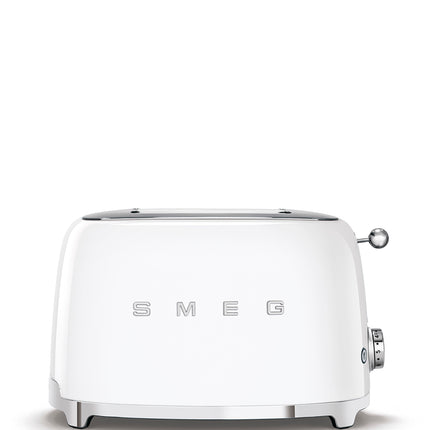 SMEG RETRO 2 SLICE TOASTER WHITE TSF01WHSA