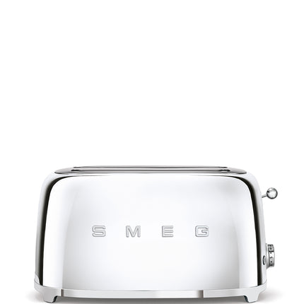 SMEG MIRRORED CHROME RETRO 4 SLICE TOASTER TSF02SSSA