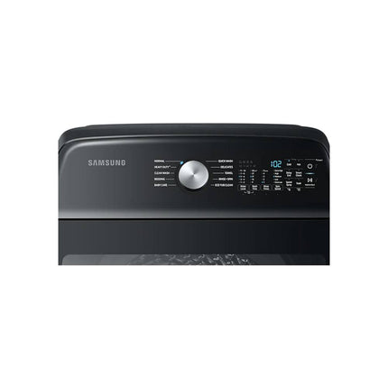 SAMSUNG 21KG TOP LOADER WITH BUBBLESTORM BLACK CAVIAR - WA21A8370GV