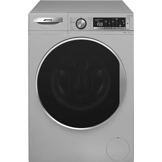SMEG 9KG FRONT LOADER WASHING MACHINE SILVER - WM3T94SSA