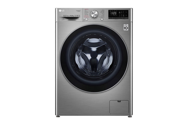 LG 10.5KG SILVER VIVACE AI DD FRONT LOADER WASHING MACHINE - F4V5RYP2T