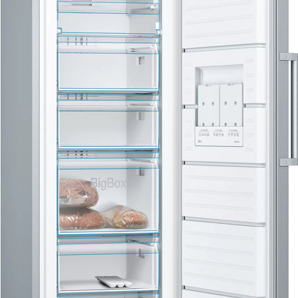 BOSCH FREEZER 225L UPRIGHT SILVER GSN33VI31Z