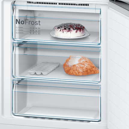 BOSCH 385L FRIDGE/FREEZER SERIES 4 NO-FROST- KGN46XL30Z