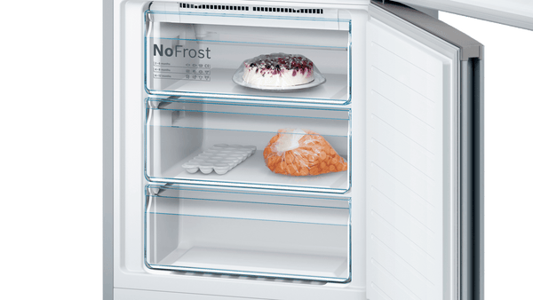 BOSCH 385L FRIDGE/FREEZER SERIES 4 NO-FROST- KGN46XL30Z