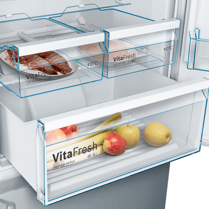 BOSCH 385L FRIDGE/FREEZER SERIES 4 NO-FROST- KGN46XL30Z