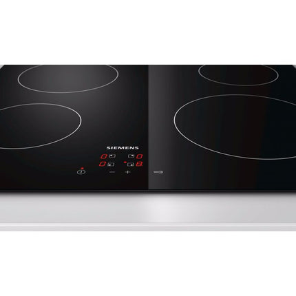 SIEMENS IQ100 60CM CERAMIC HOB STAINLESS STEEL - ET611HE17E