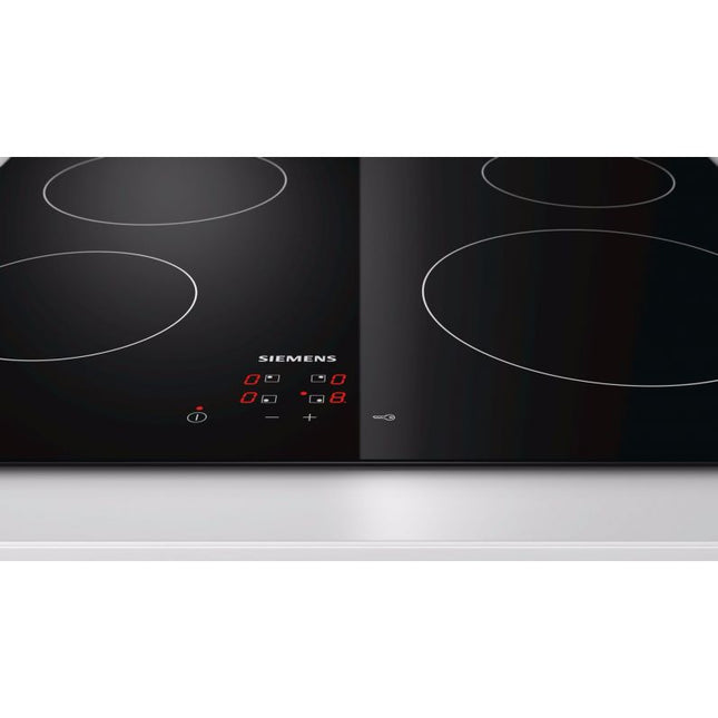 SIEMENS IQ100 60CM CERAMIC HOB STAINLESS STEEL - ET611HE17E