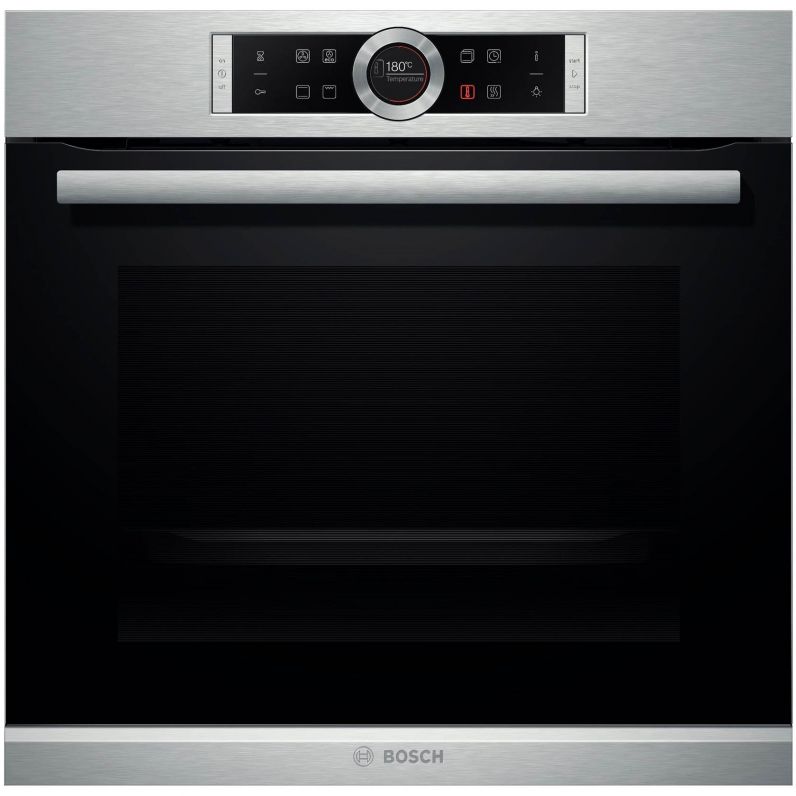 BOSCH 60CM STAINLESS STEEL BUILT-IN OVEN - HBG634BS1