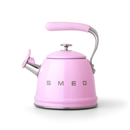 SMEG 2.3L WHISTLING KETTLE PASTEL PINK - CKLW2001PK