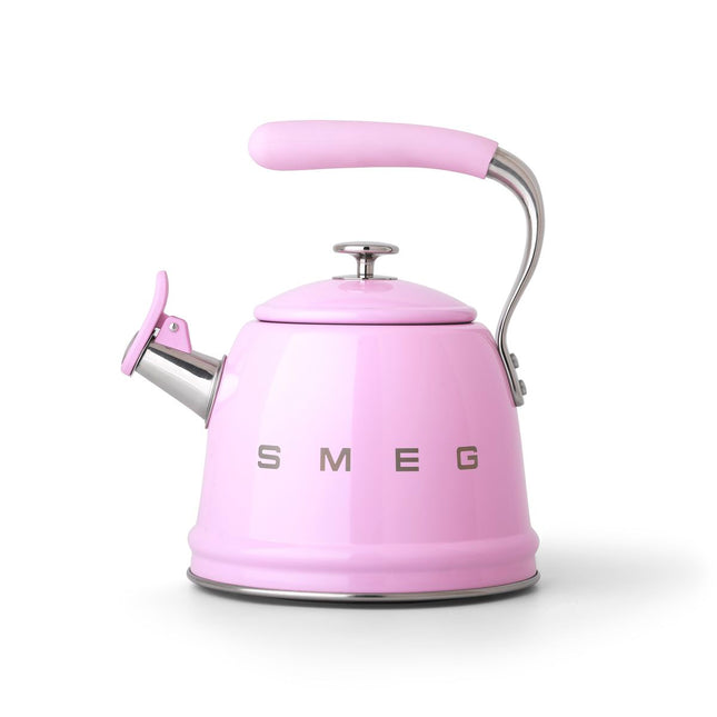 SMEG 2.3L WHISTLING KETTLE PASTEL PINK - CKLW2001PK