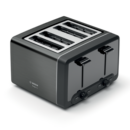 BOSCH 4 SLICE TOASTER DESIGNLINE GRAPHITE -TAT5P445GB
