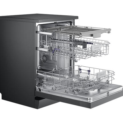 SAMSUNG 14 PLACE BLACK STAINLESS STEEL DISHWASHER - DW60M5070/FG
