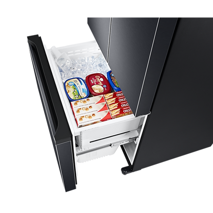 SAMSUNG 470L FRENCH DOOR WITH TWIN COOLING GENTLE BLACK - RF49A5202B1
