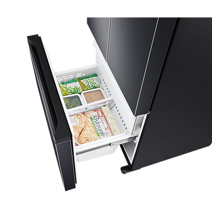 SAMSUNG 470L FRENCH DOOR WITH TWIN COOLING GENTLE BLACK - RF49A5202B1